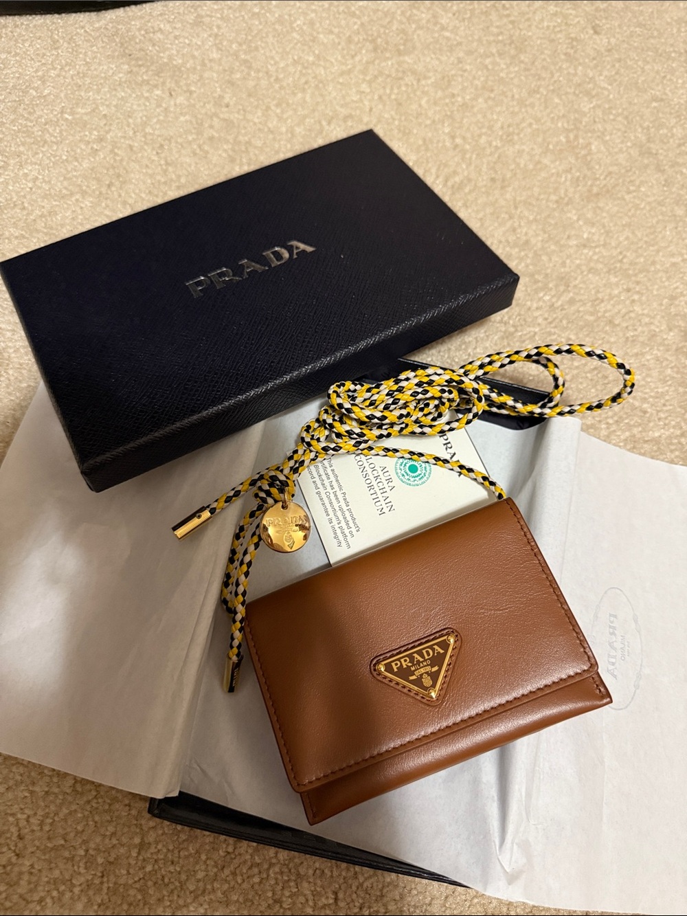 Prada Wallet with strap